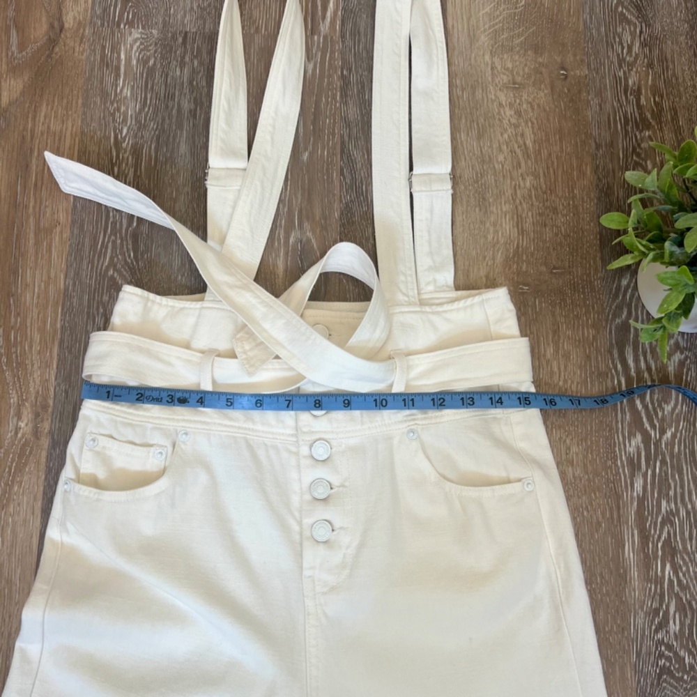 Signature 8 White Denim Overalls - Picture 10 of 15